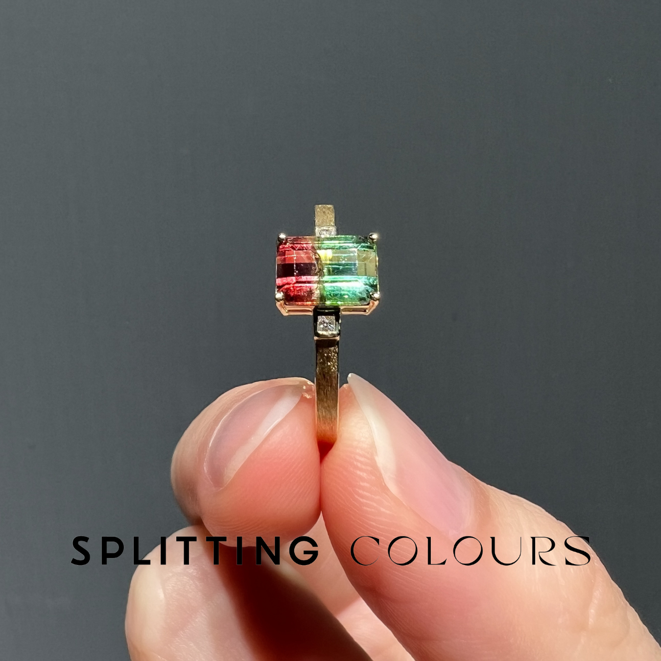 The Classic Ring - 1.34ct Watermelon Tourmaline
