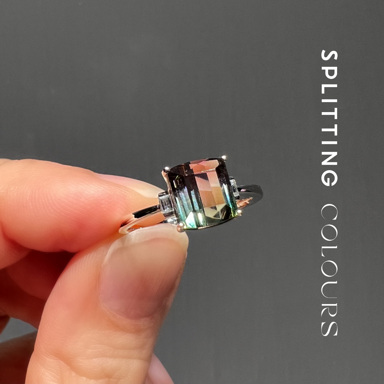 The Fusion Ring - 1.94ct Watermelon Tourmaline