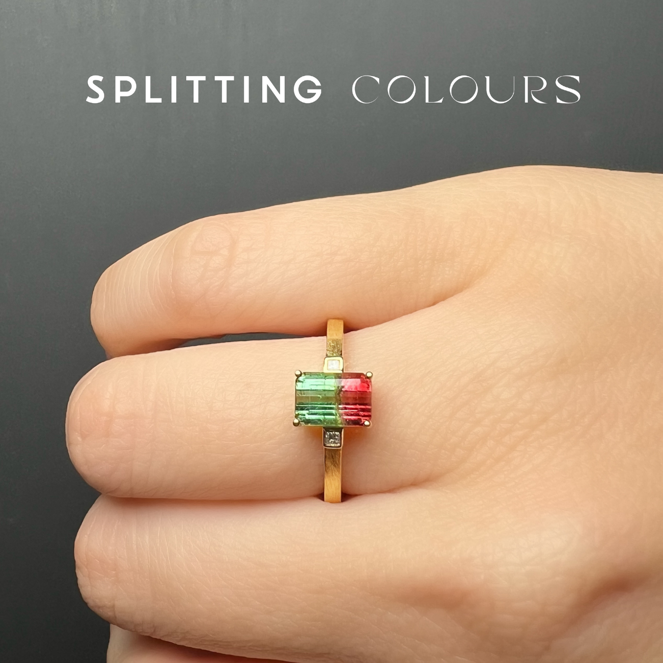 The Classic Ring - 1.34ct Watermelon Tourmaline