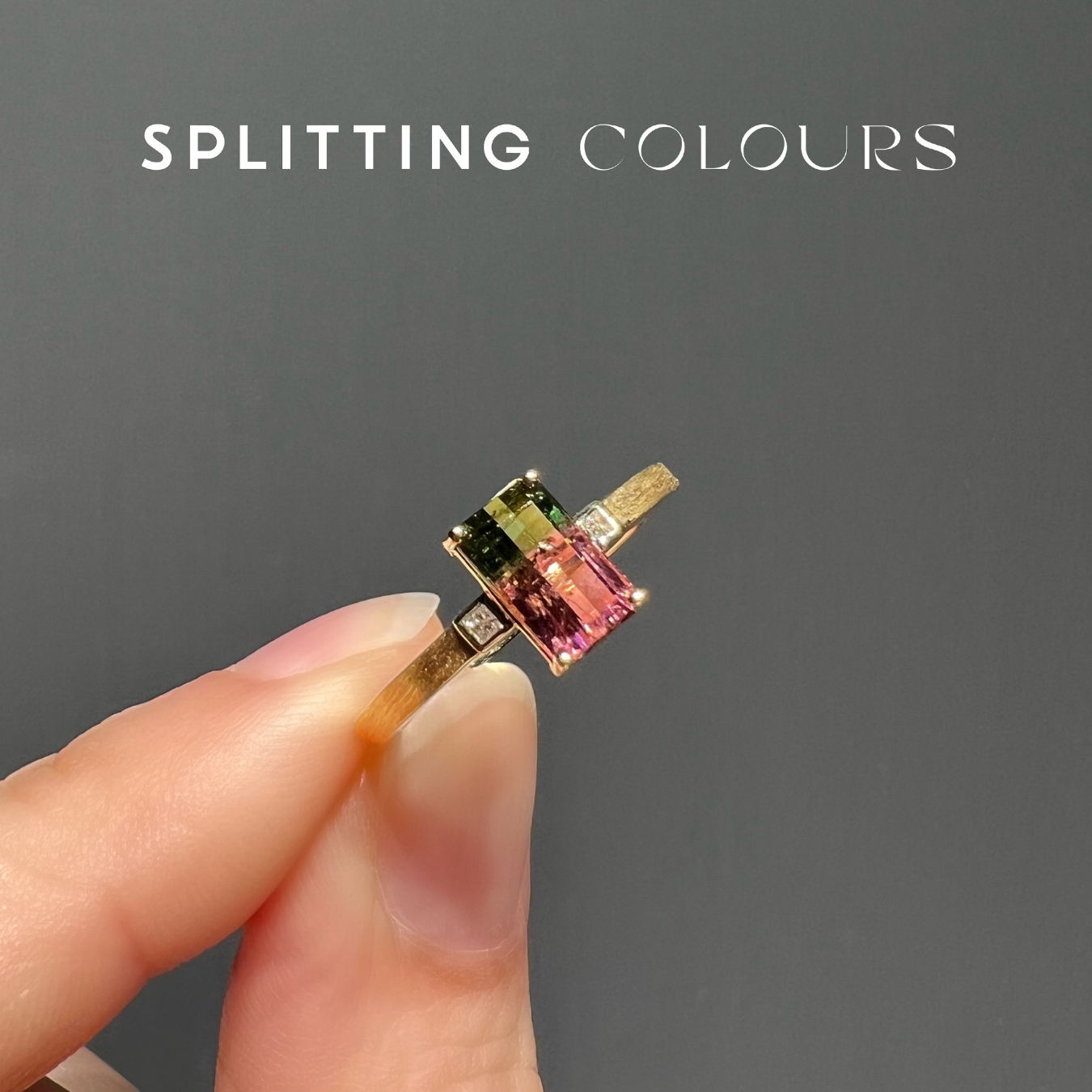 The Classic Ring - 1.19ct Watermelon Tourmaline