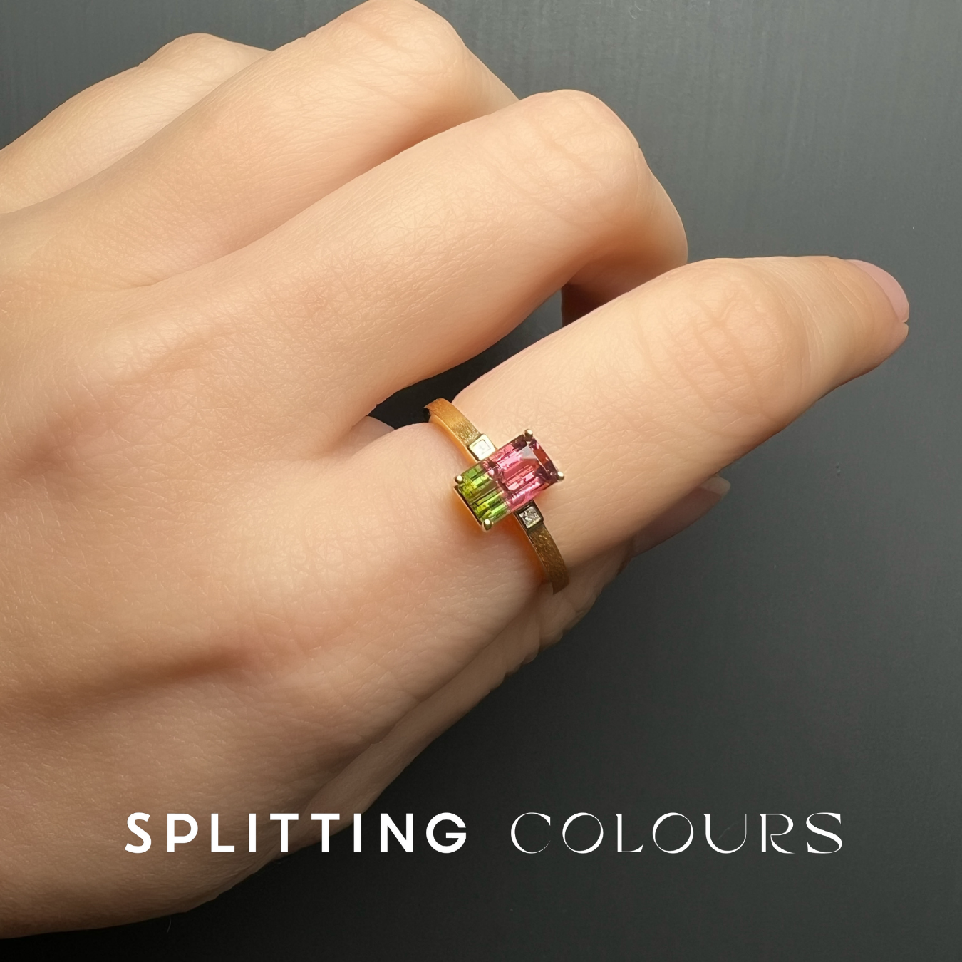 The Classic Ring - 1.19ct Watermelon Tourmaline