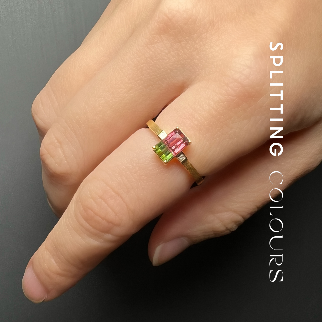 The Classic Ring - 1.19ct Watermelon Tourmaline