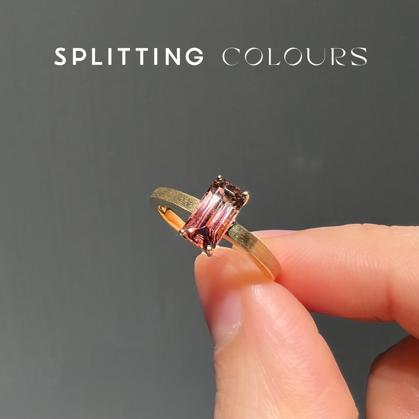 The Classic Ring - 1.13ct Dusky Rose Gradient Tourmaline