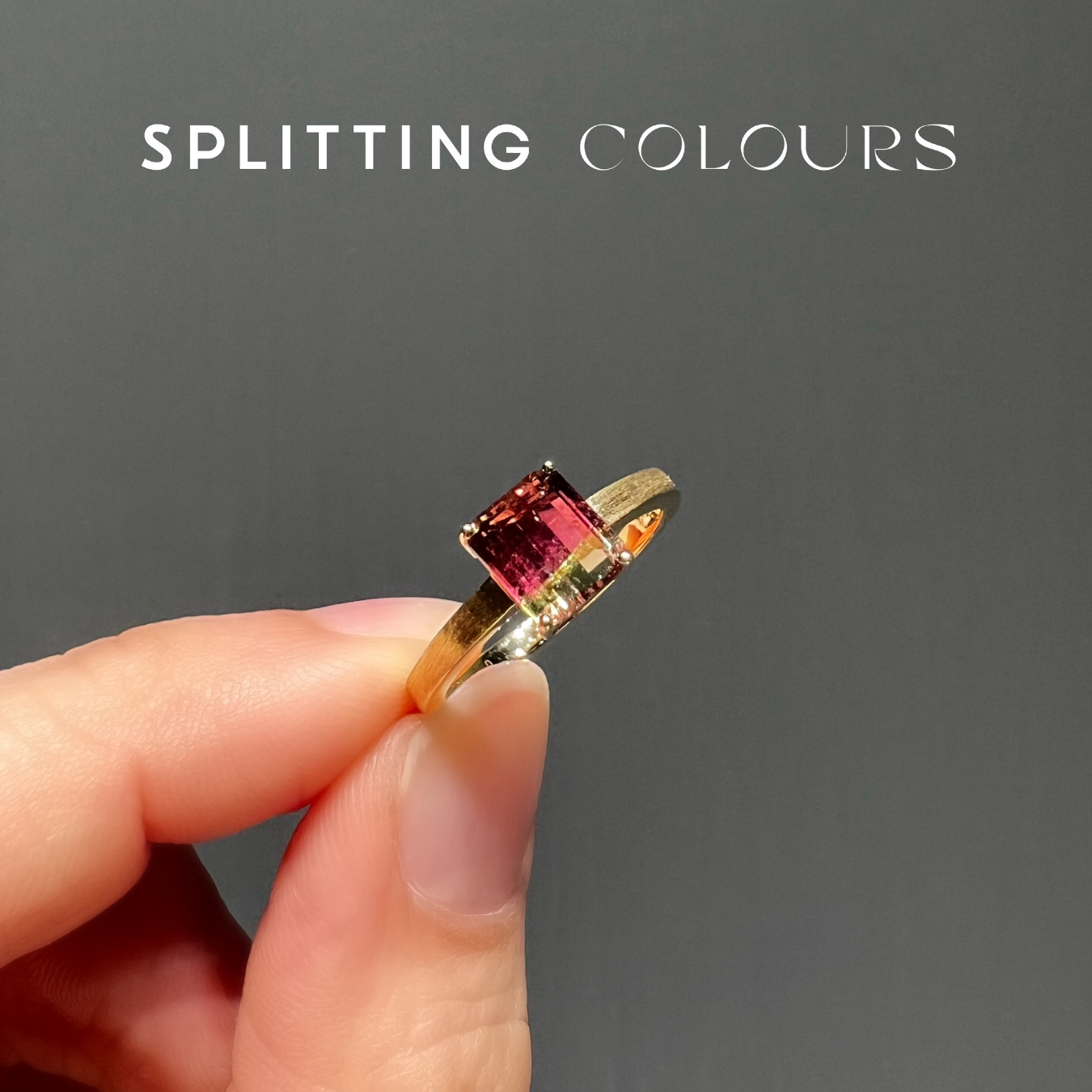 The Classic Ring - 1.26cts Watermelon Tourmaline