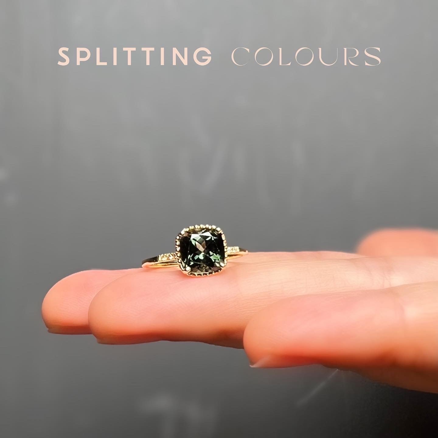 The Mono Ring - 1.94ct Dark Olive Tourmaline