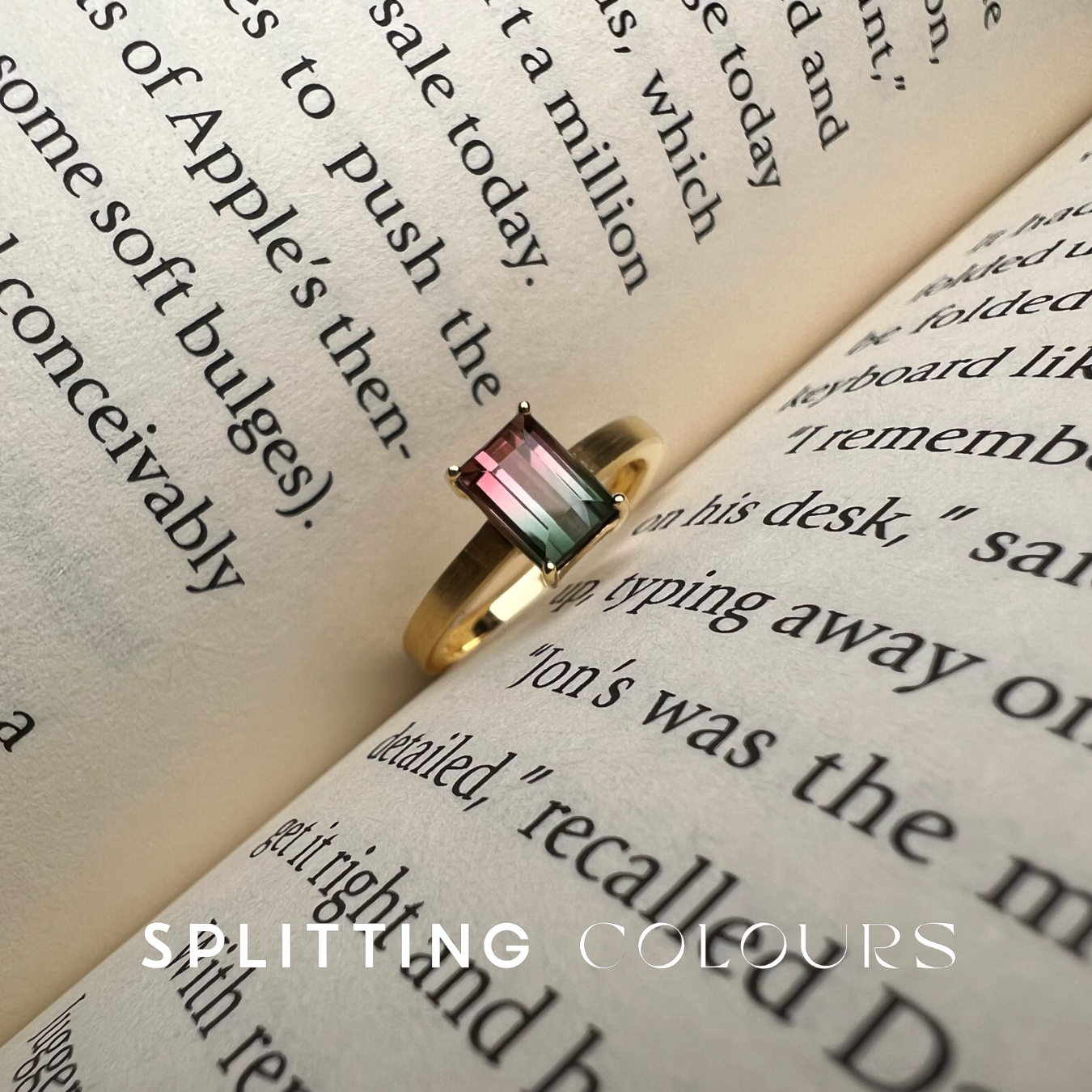 The Classic Ring - 1.17ct Watermelon Tourmaline