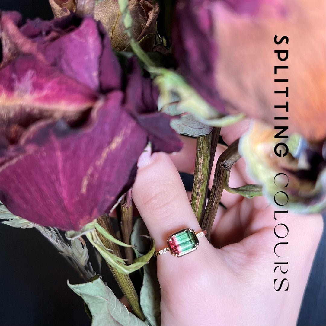 The Classic Ring - 1.99ct Watermelon Tourmaline