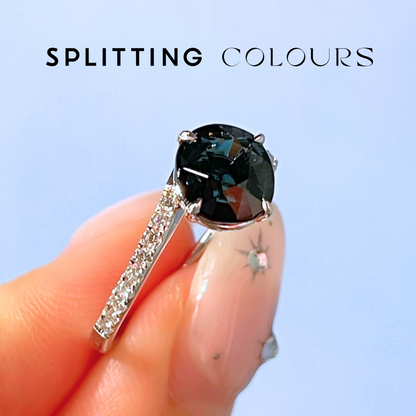 The Fusion Ring - 1.87ct Indicolite Tourmaline