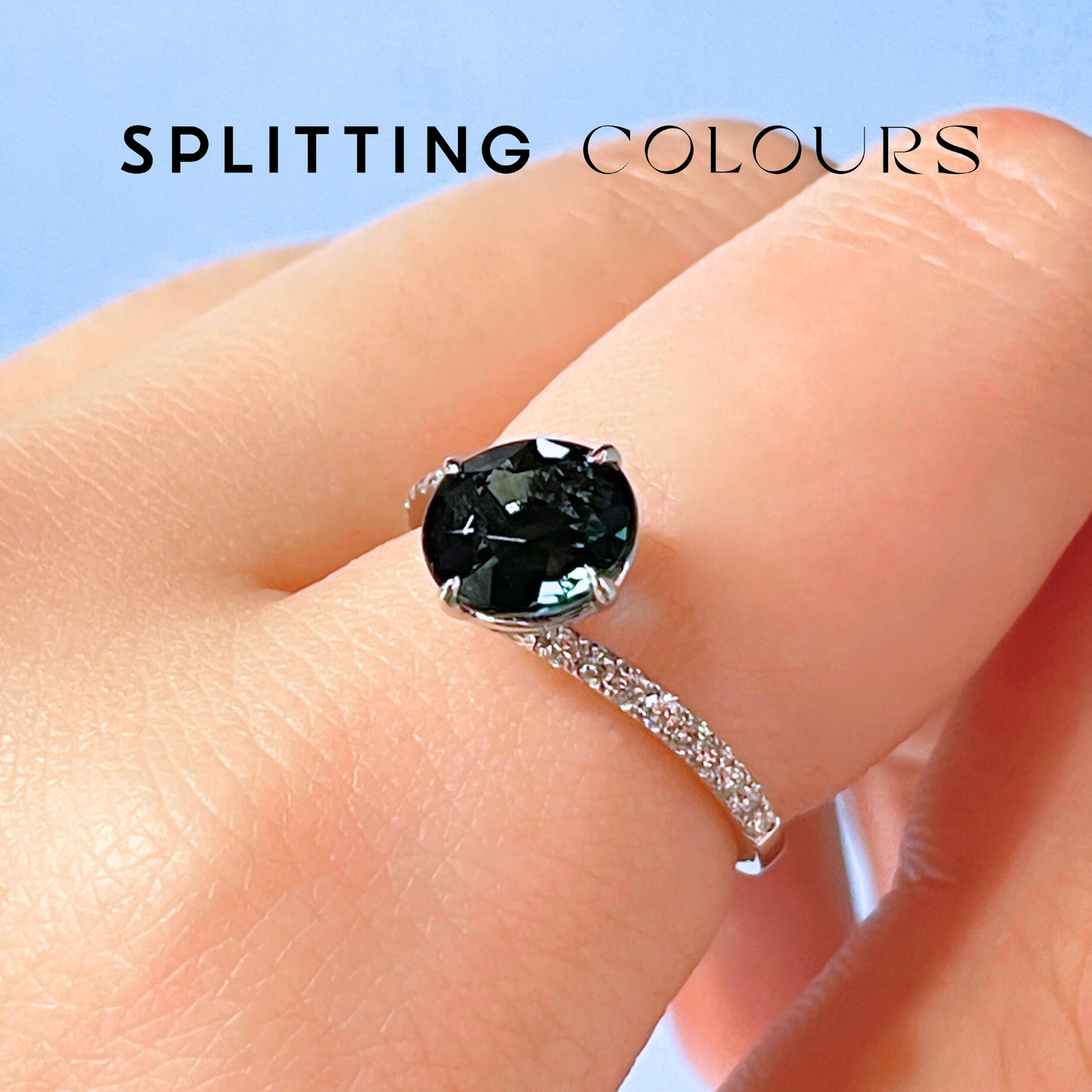 The Fusion Ring - 1.87ct Indicolite Tourmaline