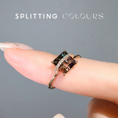 The Traverse Ring - 1.38ct Watermelon Tourmaline