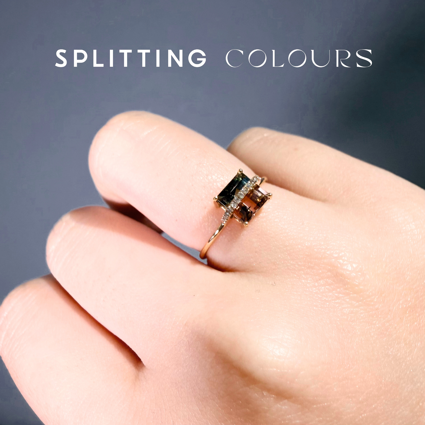 The Traverse Ring - 1.38ct Watermelon Tourmaline