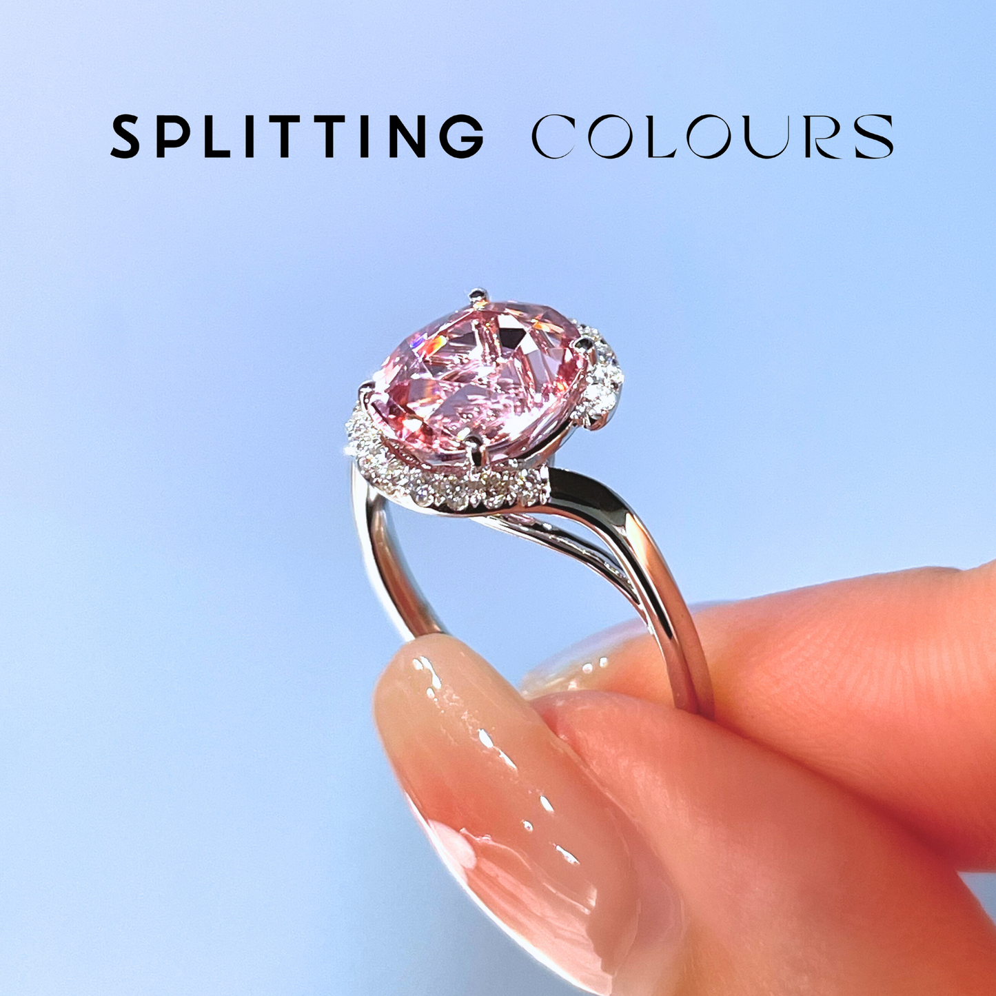 The Bracket Ring - 3.06ct Rose Pink Tourmaline