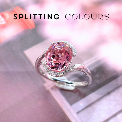 The Bracket Ring - 3.06ct Rose Pink Tourmaline