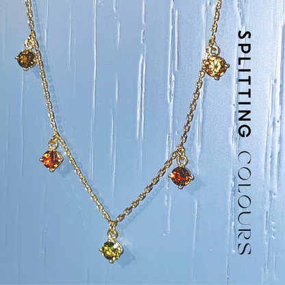 The Twinkle Necklace - Multi-Colour Tourmaline