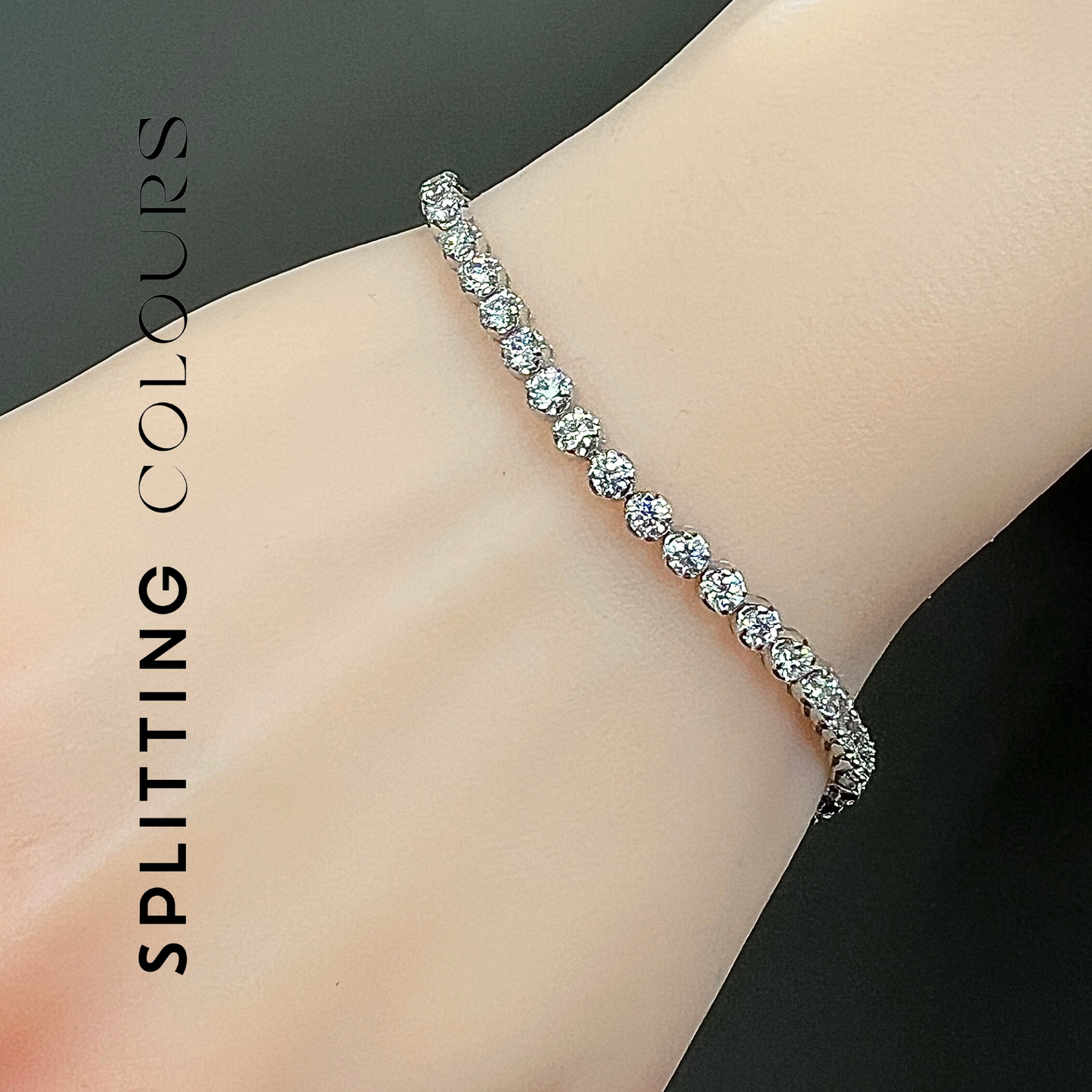 Beyond Tourmalines - 4.00ct Reversible Tennis Diamond Bracelet