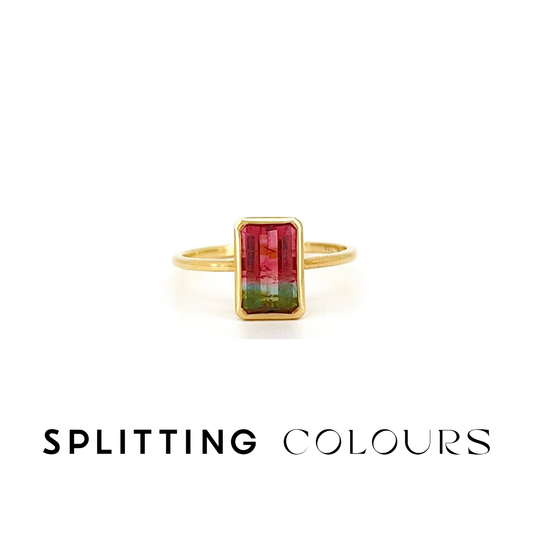 The Fusion Ring - 1.34ct Watermelon Tourmaline