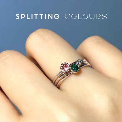 The Twinkle Ring - Indicolite Tourmaline