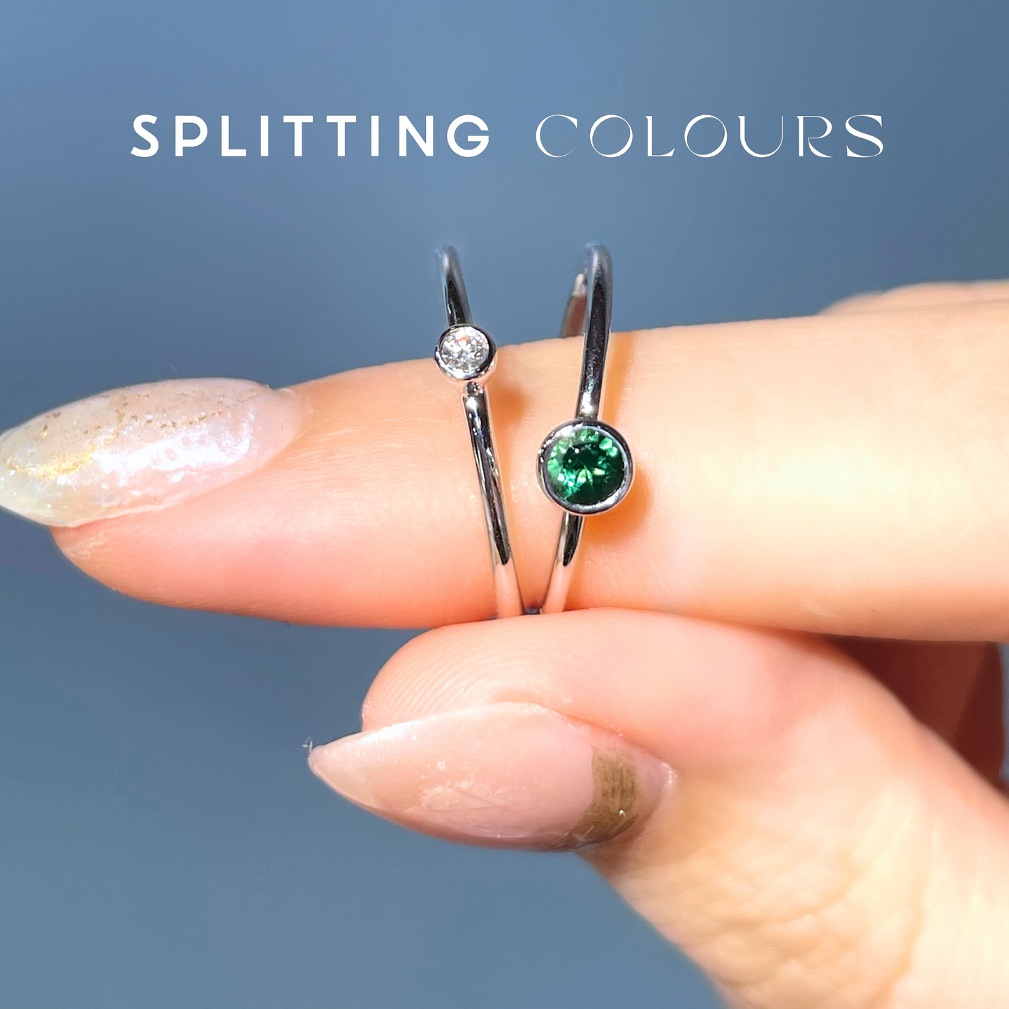 The Twinkle Ring - Indicolite Tourmaline