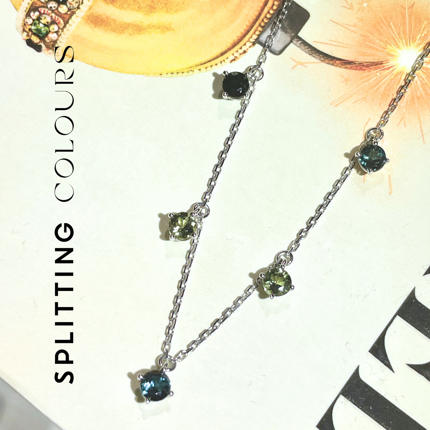 The Twinkle Necklace - Multi-Colour Tourmaline