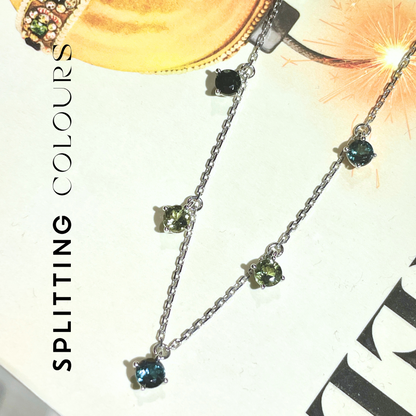 The Twinkle Necklace - Multi-Colour Tourmaline