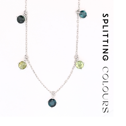 The Twinkle Necklace - Multi-Colour Tourmaline