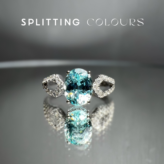 The Mono Ring - 1.72ct Mozambique Paraiba with Diamonds