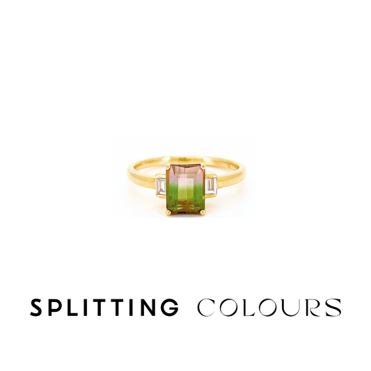 The Fusion Ring - 1.15ct Watermelon Tourmaline