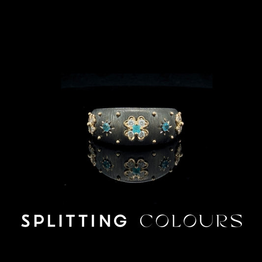 Fine As Fabric - Brazilian Paraiba/Diamonds Ring