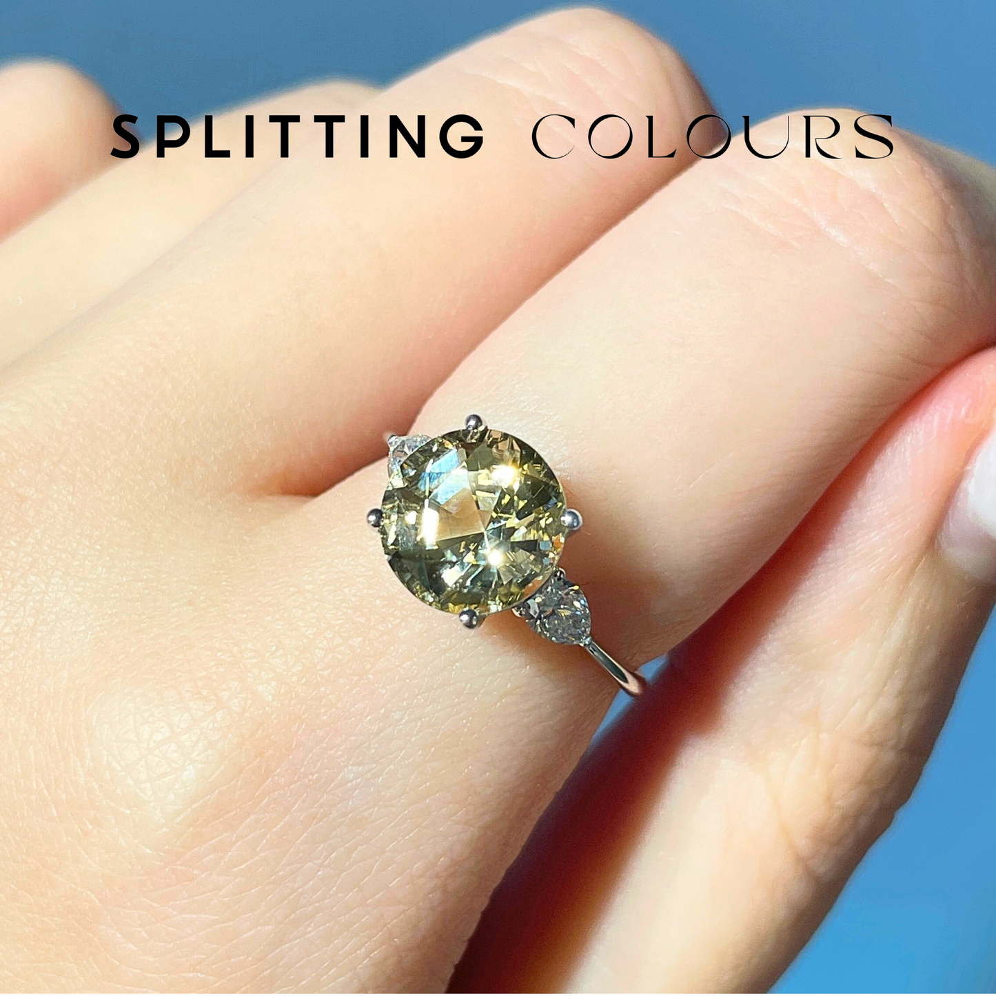 The Mono Ring - 2.98ct Light Yellow Tourmaline