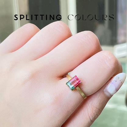 The Classic Ring - 2.16ct Watermelon Tourmaline