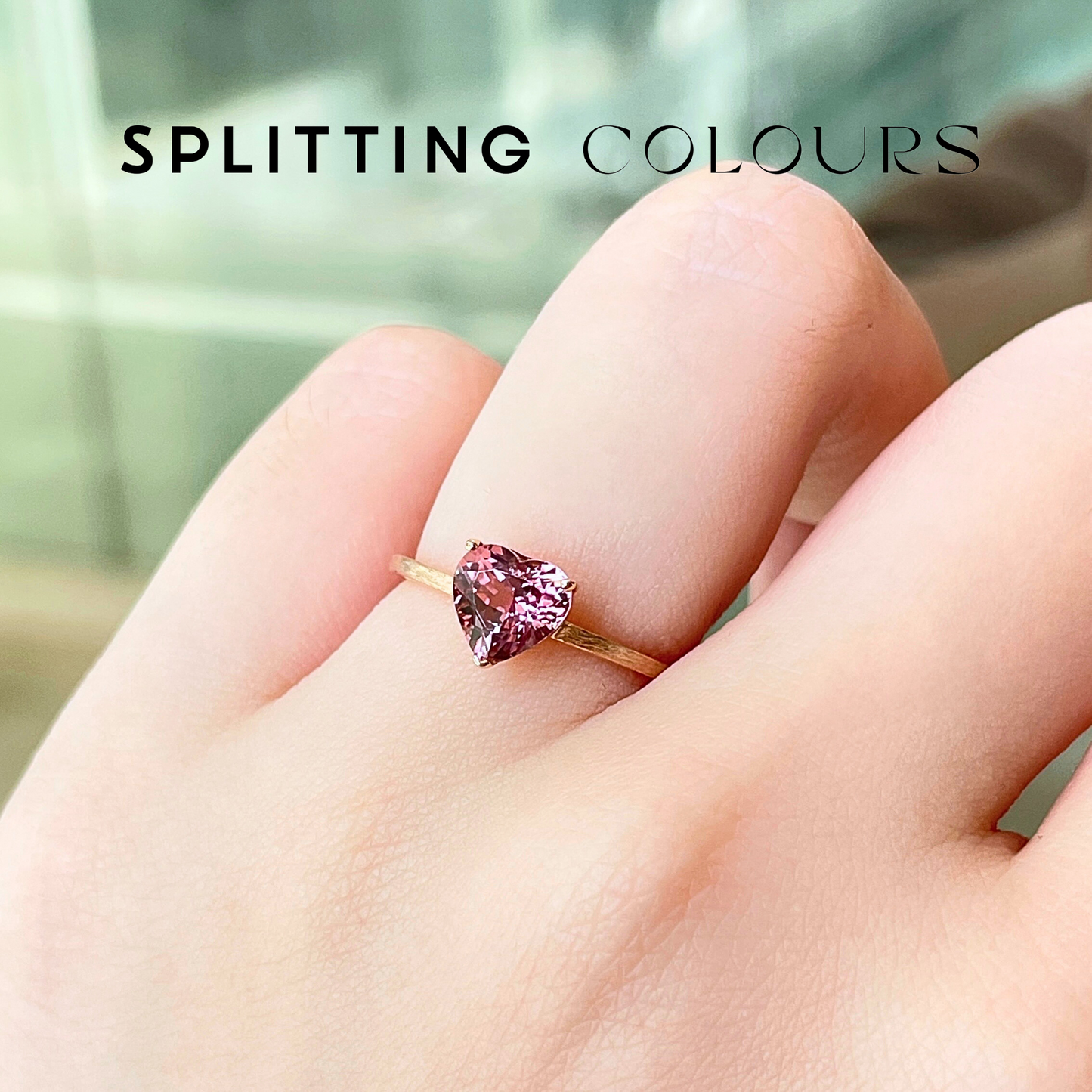 The Mono Ring - 1.08ct Rose Pink Tourmaline