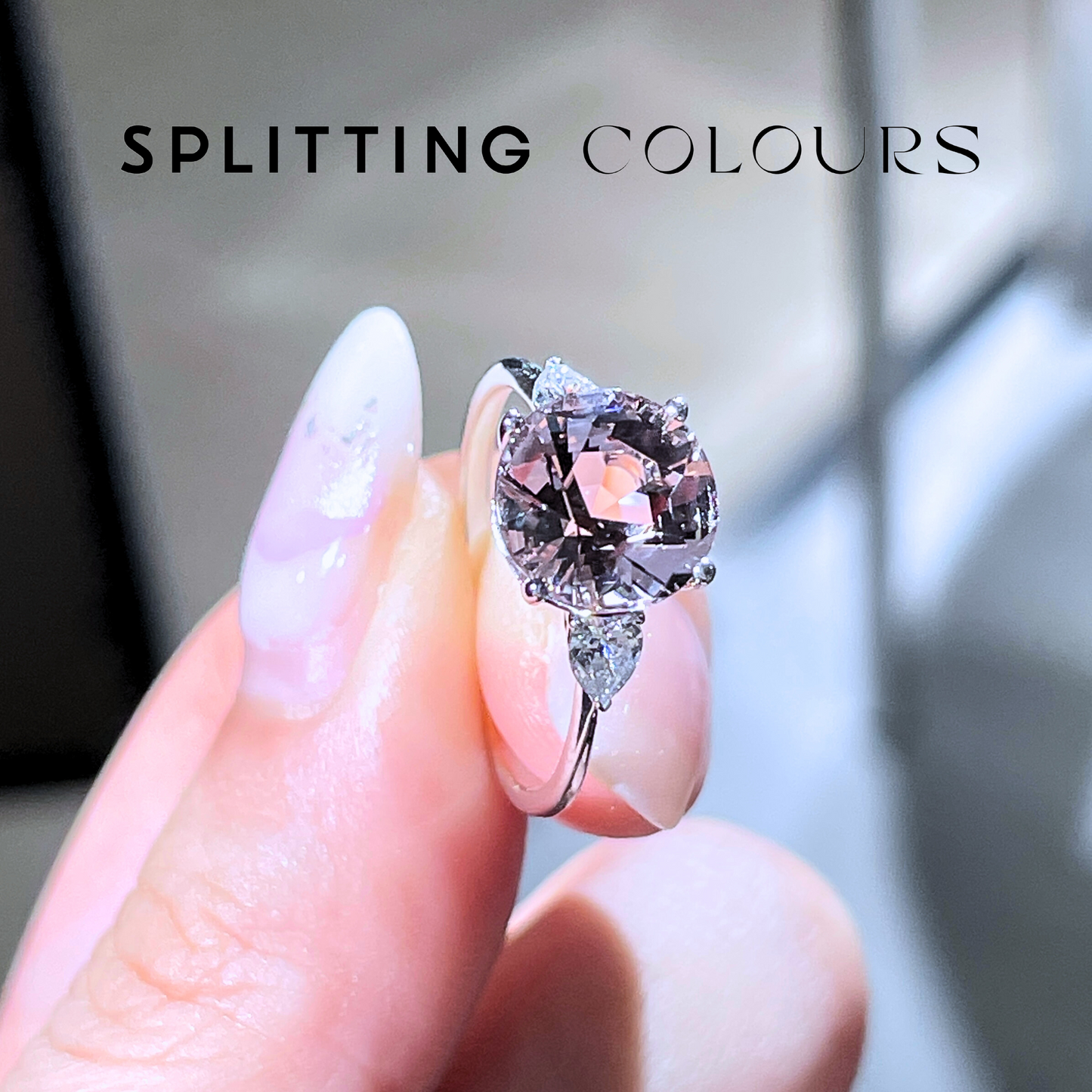 The Mono Ring - 2.93ct Brandy Rose Light Pink Tourmaline