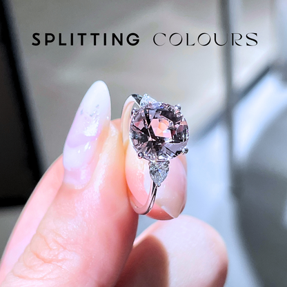 The Mono Ring - 2.93ct Brandy Rose Light Pink Tourmaline