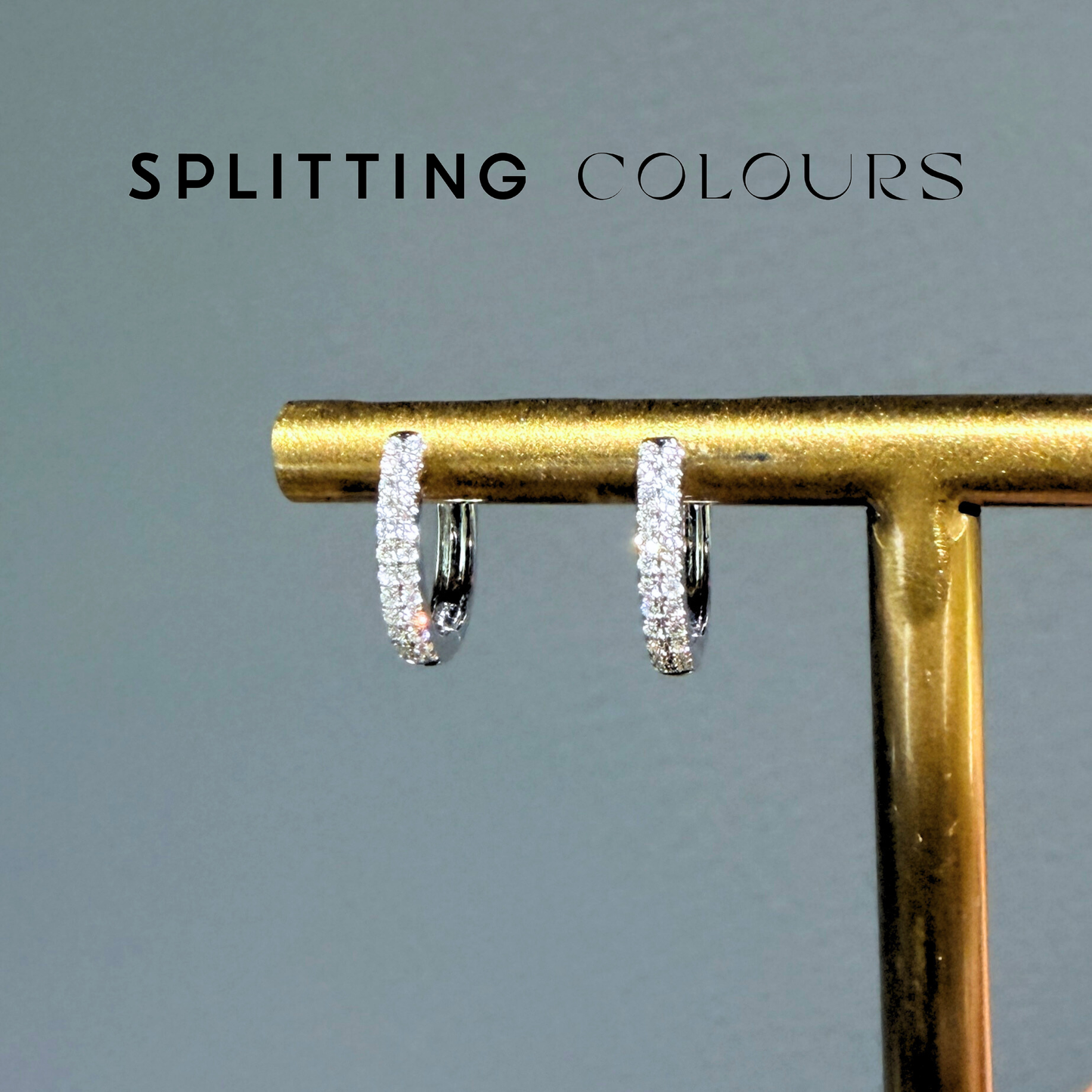 (Pre-Order Available) Beyond Tourmalines - 0.13ct Diamonds Hoop Earrings