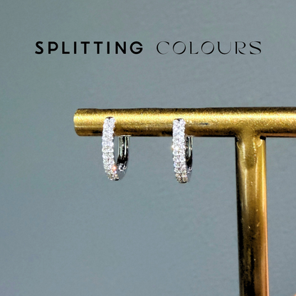 (Pre-Order Available) Beyond Tourmalines - 0.13ct Diamonds Hoop Earrings