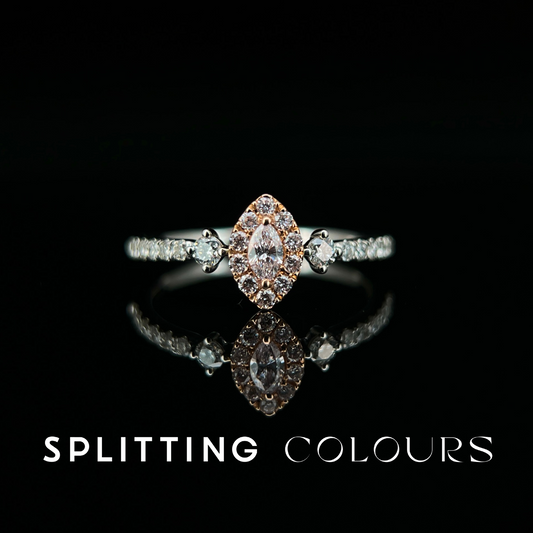 Beyond Tourmalines - Pale Pink Diamond Ring