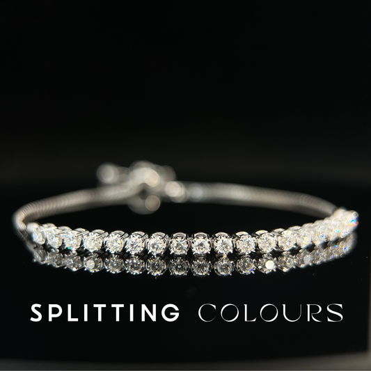 Beyond Tourmalines - Tennis Diamond Bracelet