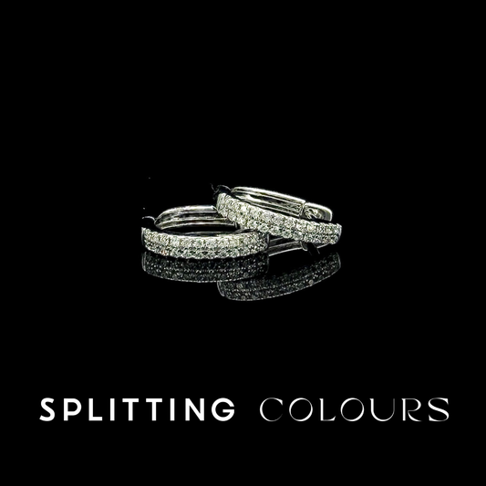 (Pre-Order Available) Beyond Tourmalines - 0.13ct Diamonds Hoop Earrings