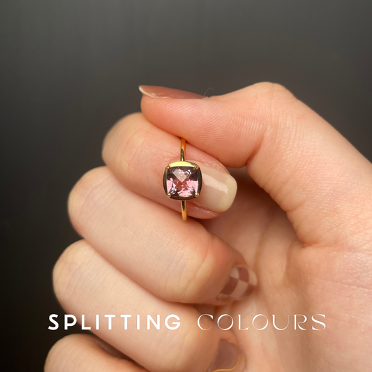 The Mono Stackable Ring - 1.08ct Light Pink Tourmaline