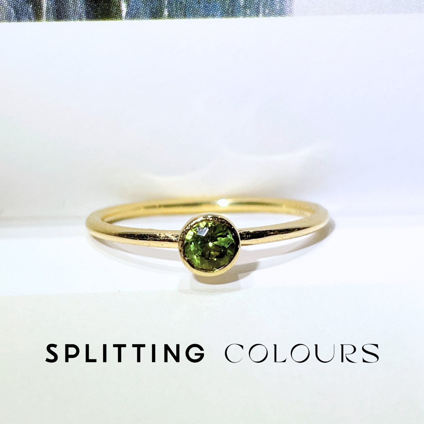 The Twinkle Ring - Green Tourmaline