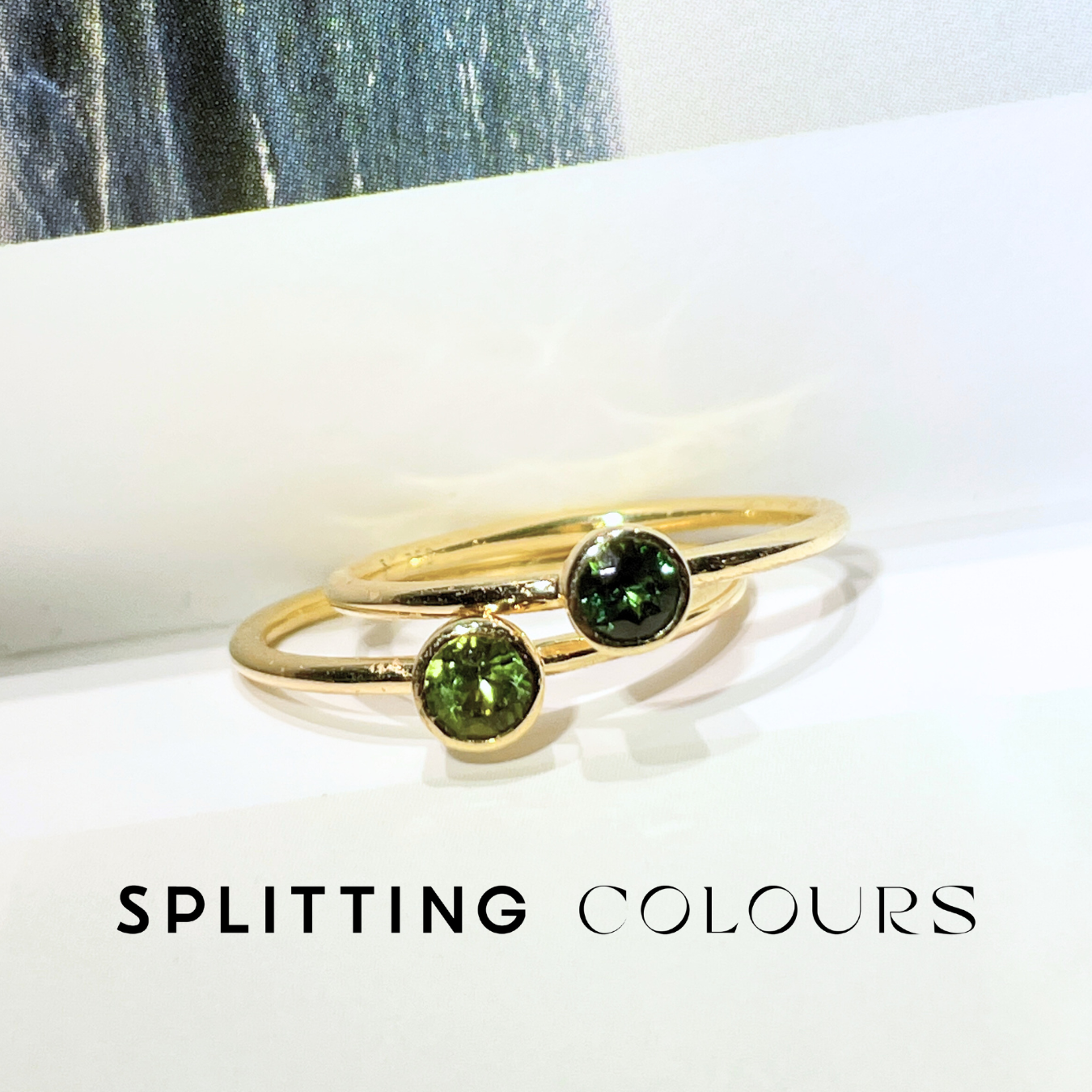 The Twinkle Ring - Green Tourmaline