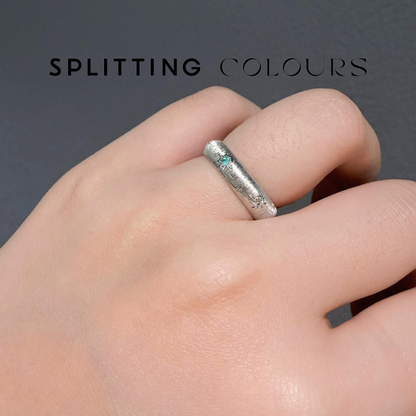 Fine As Fabric - Brazilian Paraiba/Diamonds Ring