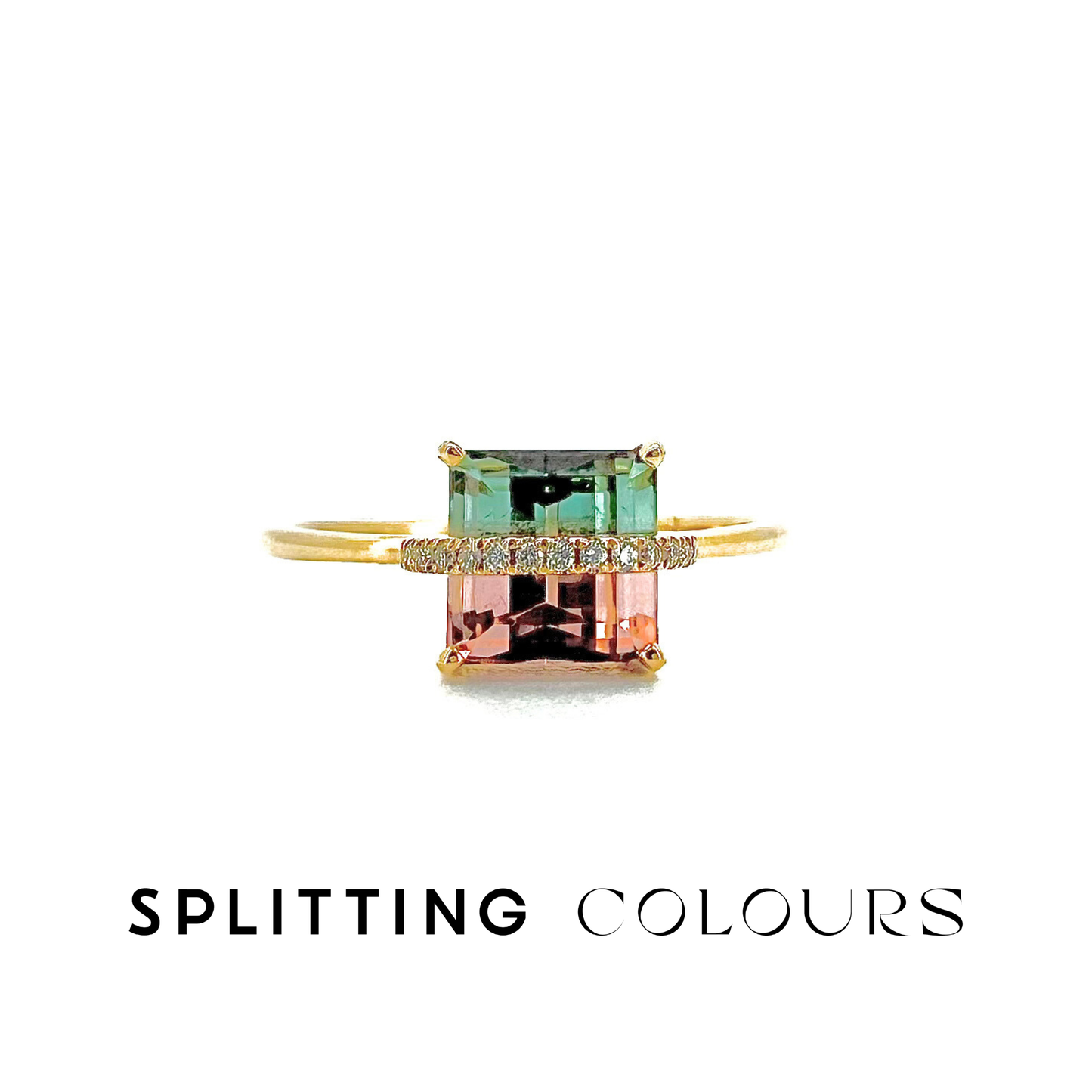 The Traverse Ring - 1.38ct Watermelon Tourmaline
