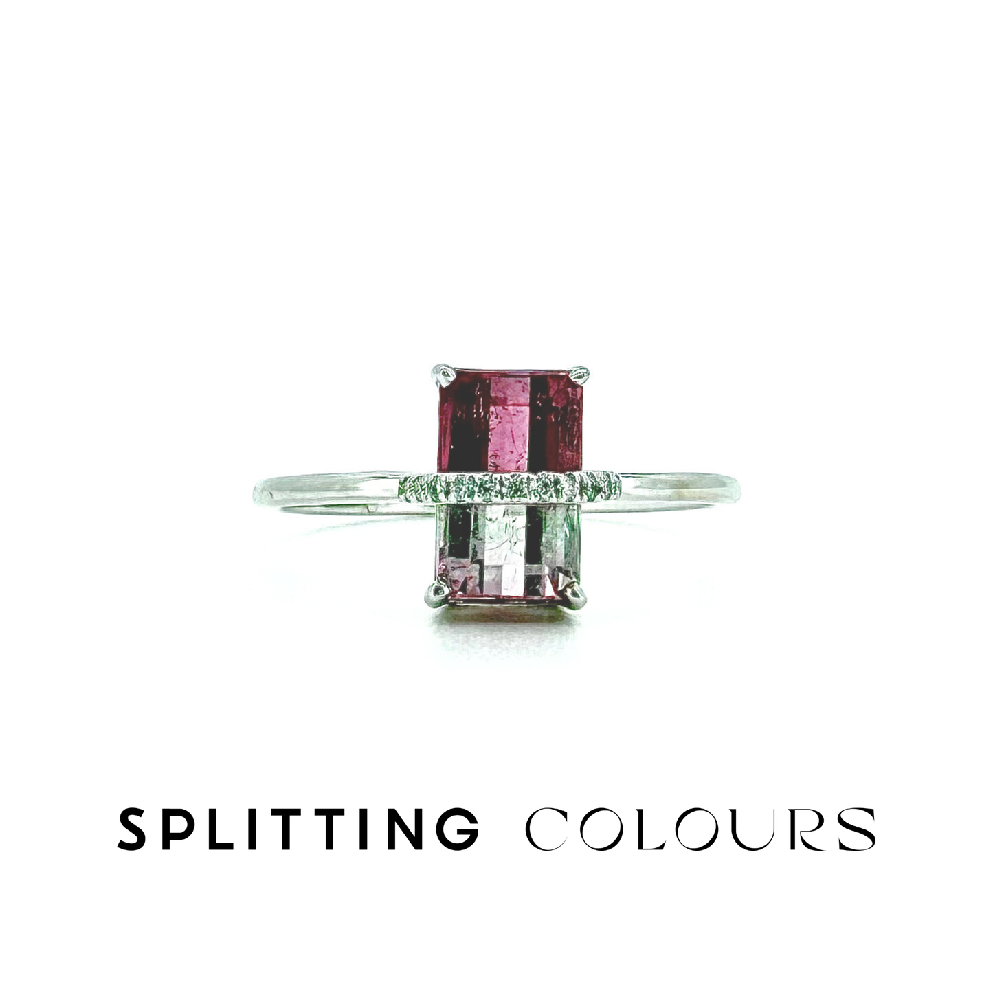 The Traverse Ring - 1.11ct Blossom Pink Gradient Tourmaline
