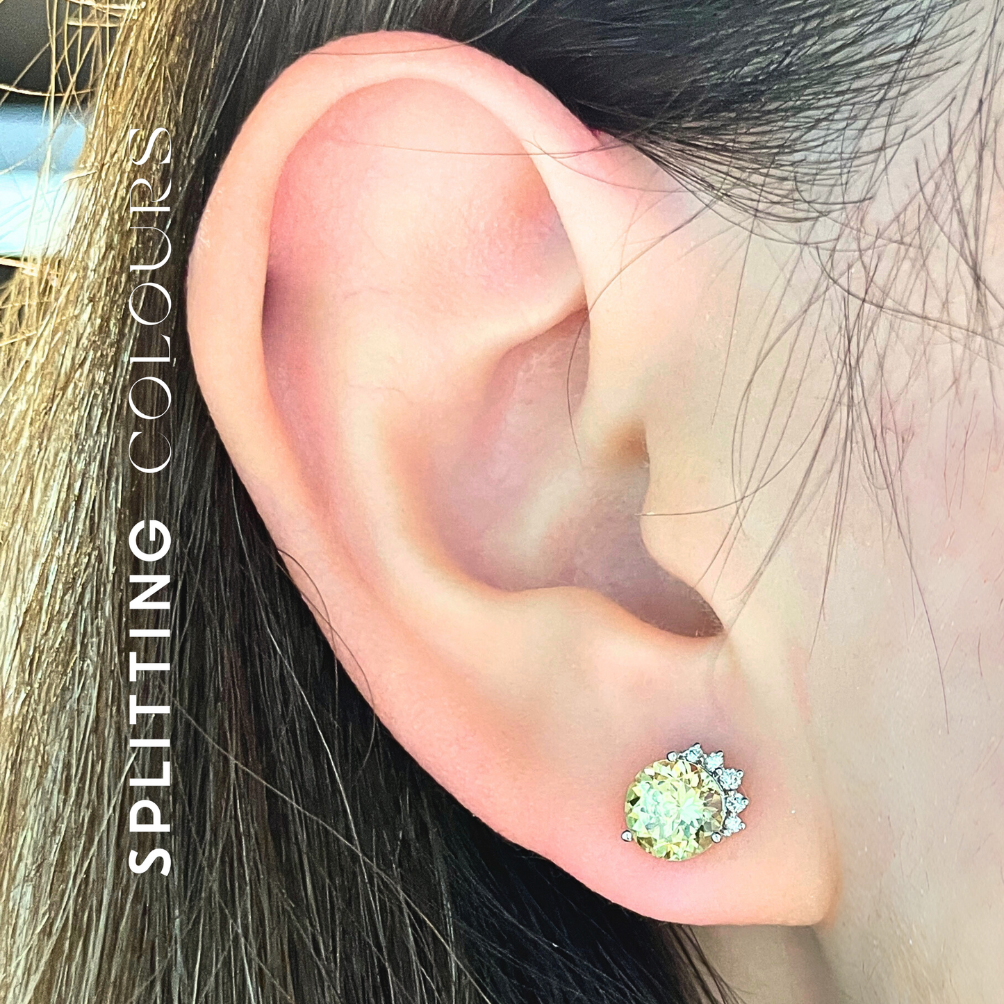 Beyond Tourmalines - 2.32ct Yellow Beryl (Heliodor) Earrings