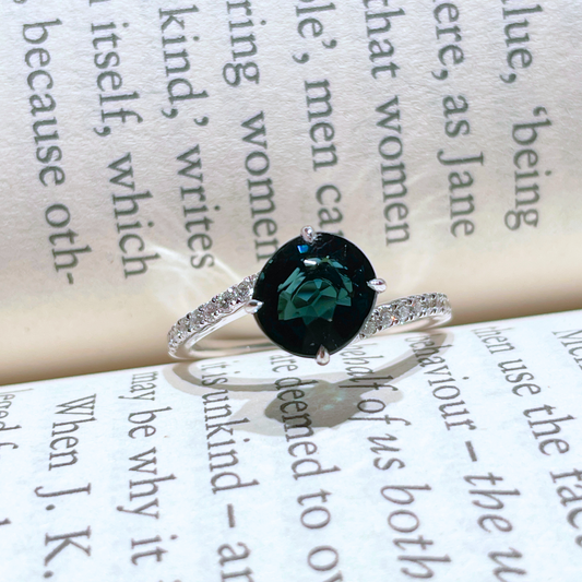 The Fusion Ring - 1.87ct Indicolite Tourmaline