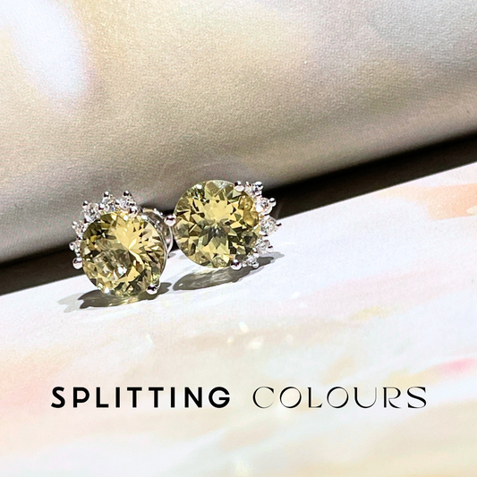 Beyond Tourmalines - 2.32ct Yellow Beryl (Heliodor) Earrings