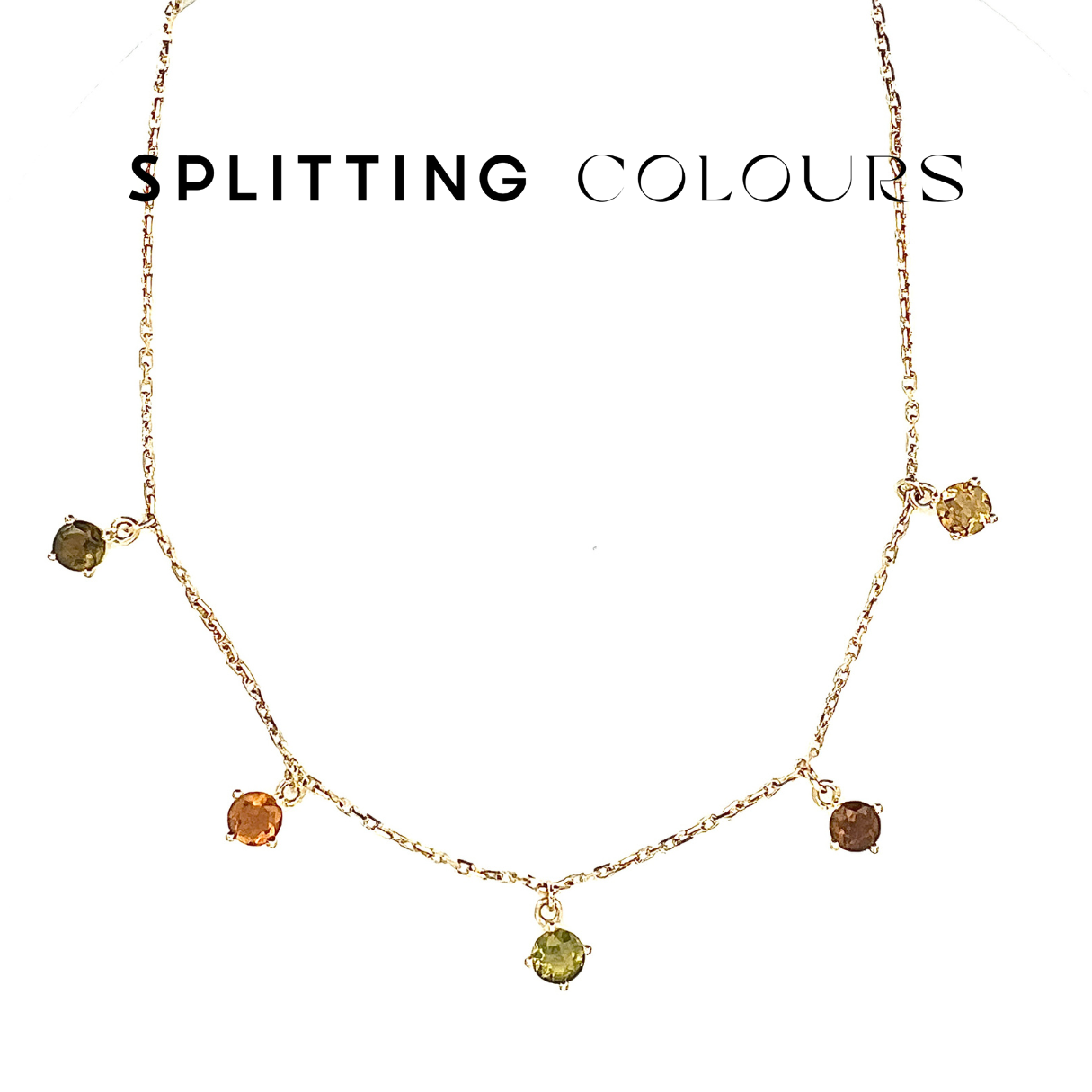 The Twinkle Necklace - Multi-Colour Tourmaline