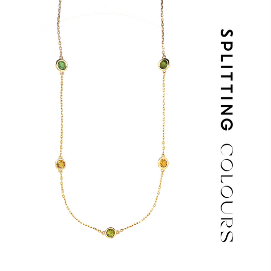 The Twinkle Necklace - Multi-Colour Tourmaline