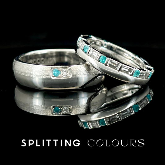 (Pre-Order Available) Morse Code Wedding Bands